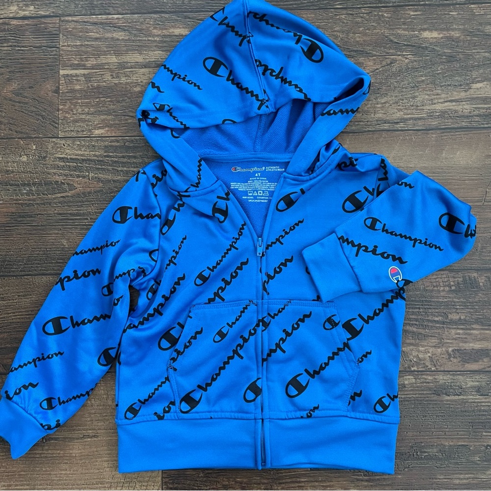 Boys 4T champion blue jacket